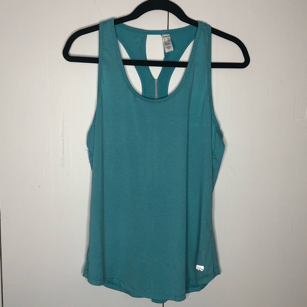 Marika workout tank top turquoise size L